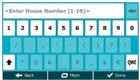 MAPPY ULTI E518 - Enter the house number: - 2