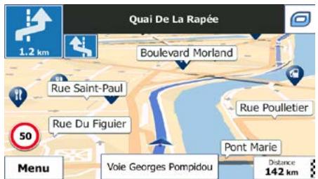 MAPPY ULTI E518 - Turn preview and Next street - 2
