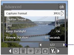 HTC DOPOD D600 - Advanced menu - 1