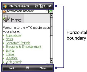 HTC DOPOD D600 - To continuously pan - 2
