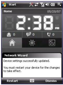 HTC DOPOD D600 - Auto configure the data connection settings - 1