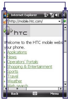 HTC DOPOD D600 - To continuously pan - 1