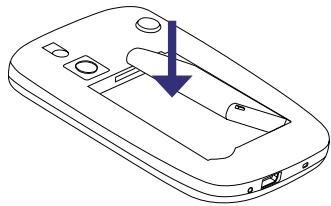 HTC DOPOD D600 - To install the battery - 1