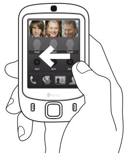 HTC DOPOD D600 - To navigate the Touch Cube - 1