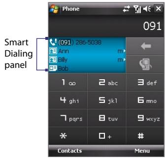 HTC DOPOD D600 - Smart Dialing - 1