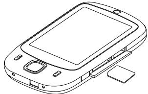 HTC DOPOD D600 - To install the SIM card and microSD card - 2
