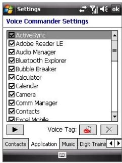 HTC DOPOD D600 - Create a voice tag for a program - 1