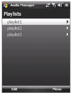 HTC DOPOD D600 - Playlists - 1
