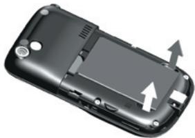 HTC EXCALIBUR - Open the cover and remove the battery - 1