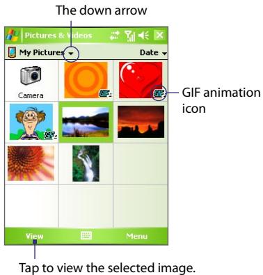 HTC HERALD - Using Pictures &amp; Videos - 1