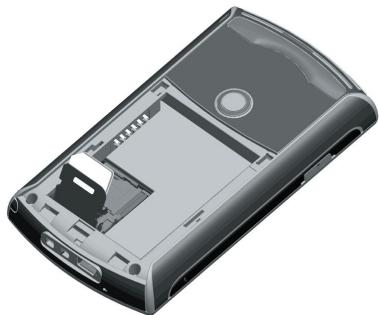 HTC 3300 - Install the memory card and SIM card - 2