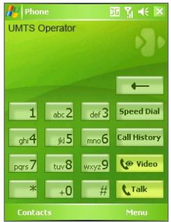 HTC 3600 - Make a video call - 1