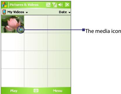 HTC 3600 - Play videos - 1