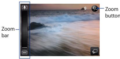 HTC HERO ( ANDROID 2.1 ) - Use the zoom - 1