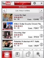 YouTube Guide programme All Videos Les mieux notices I Love My Dad 84:36 Vues: 106490 Milion Dollar Douche Gmosch Pla... 84:19 Vues: 78957 Shooting Star 83:47 Vues: 47638 Retardled Polkeman #17: Kalts 82:10 Vues: 34247