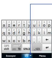 1 2 3 4 5 6 7 8 9 0 a z e r t y u i o p 1 q s d f g h j k l m - w x c v b n - - CAPS shift ABC T9 SPACE _123 Envoyer Menu