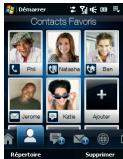 Démarrer Contacts Favors Phil Natasha Ben Jerome Kate Apouter Repertoire Supprimer