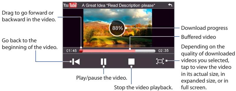HTC TOUCH PRO 2 - Watching videos - 1