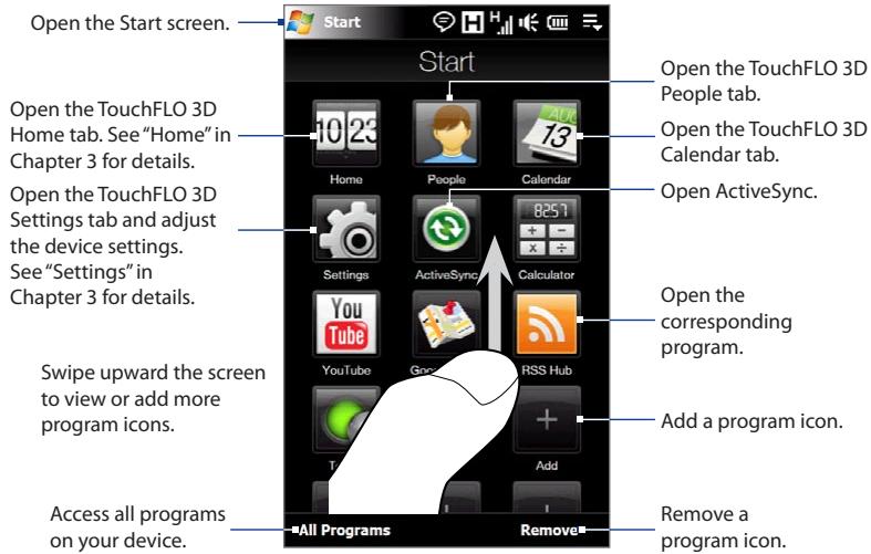 HTC TOUCH PRO 2 - Start Screen - 1