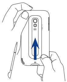 HTC TOUCH PRO 2 - To remove the back cover - 1