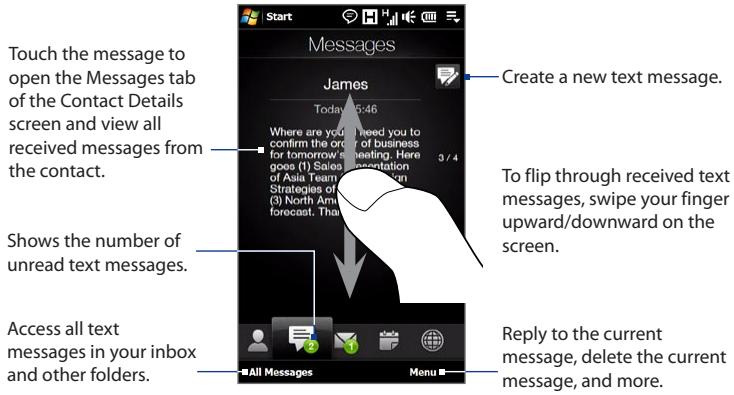 HTC TOUCH PRO 2 - Messages - 1