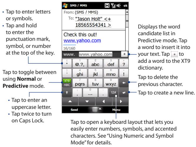 HTC TOUCH PRO 2 - Using the Phone Keypad - 1