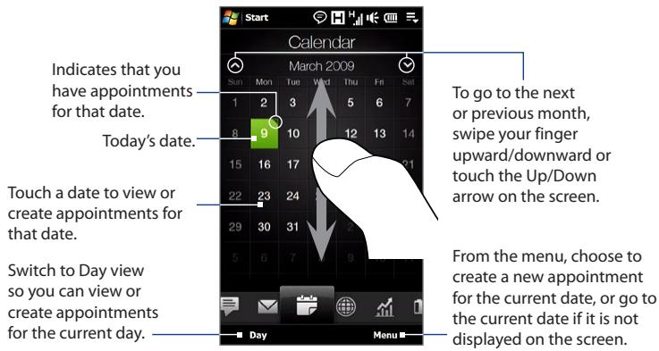 HTC TOUCH PRO 2 - Calendar - 1