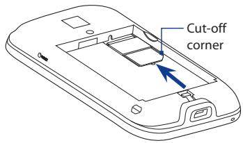 HTC TOUCH PRO 2 - To install the SIM card - 1