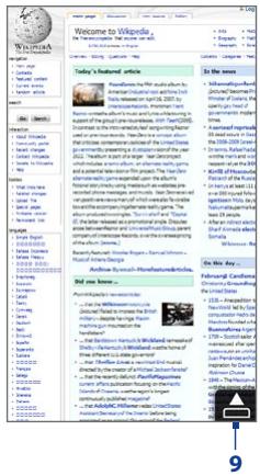 HTC TOUCH PRO 2 - The browser screen - 2
