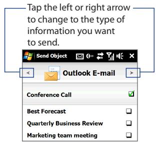 HTC TOUCH PRO 2 - To send information from your device to a computer - 1