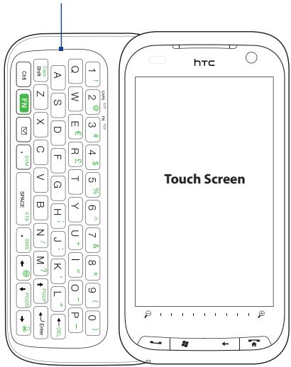 HTC TOUCH PRO 2 - QWERTY Keyboard - 1