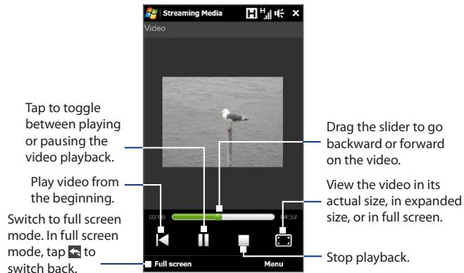 HTC TOUCH PRO 2 - To access streaming content via Opera Mobile - 1