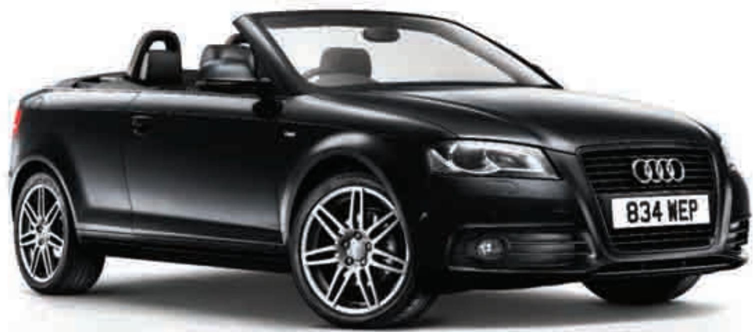 AUDI A3 CABRIOLET - Black Edition model prices - 1