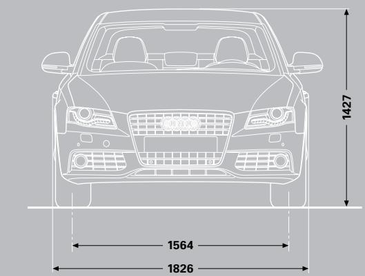 AUDI A4 ALLROAD QUATTRO - A4 Saloon dimensions - 1