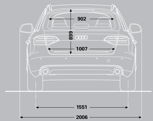 AUDI A4 ALLROAD QUATTRO - A4 Avant dimensions - 3