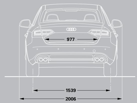 AUDI A4 ALLROAD QUATTRO - S4 quattro® Saloon dimensions - 3