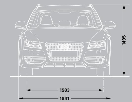 AUDI A4 ALLROAD QUATTRO - A4 allroad dimensions - 1