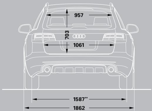 AUDI A6 ALLROAD QUATTRO - A6 allroad dimensions - 3