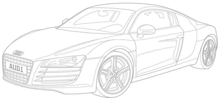 AUDI R8 - To open: - 2