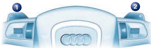 AUDI S6 - [10] Control lever for windscreen wipers/washer and on-board computer - 2