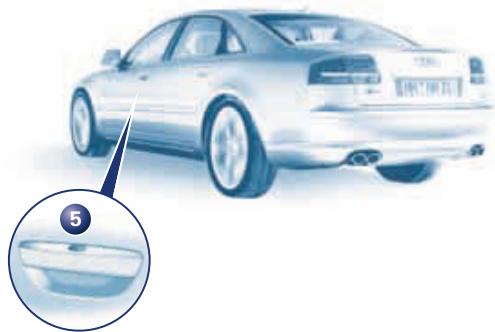 AUDI S8 - Anti-theft alarm - 1