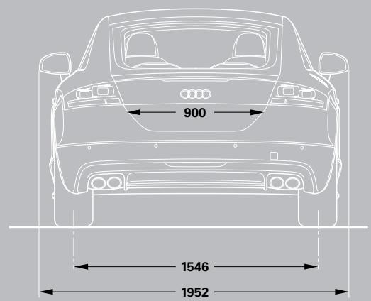 AUDI TT ROADSTER - TTS Coupé dimensions - 3