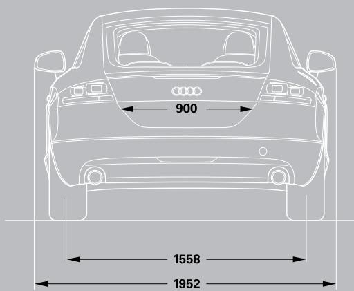 AUDI TTS COUPE - TT Coupé dimensions - 3