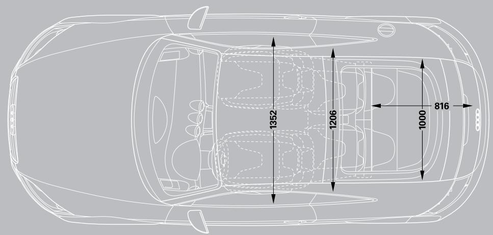 AUDI TTS COUPE - TT Coupé dimensions - 4