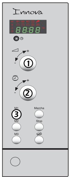 FAGOR MW3-206 - TOUCHES MEMOIRE M1 / M2 / M3 - 4
