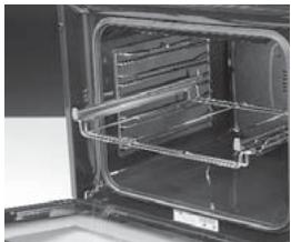 FAGOR 5HA-196X - Inserting the telescopic rack and trays: - 1