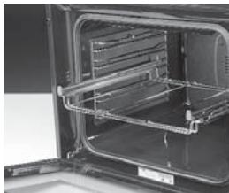 FAGOR 5HA-200 LX - Inserting the telescopic rack and trays: - 1