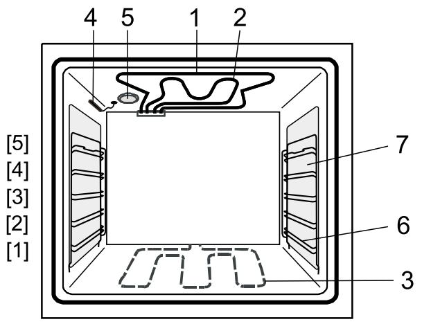 FAGOR CFF1031C,  CFF1054CX,  CFF1054GA - OVEN STRUCTURE - 1