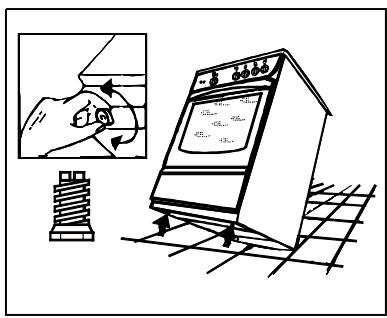 FAGOR CFF1031C,  CFF1054CX,  CFF1054GA - Emmenagement de la cuisinière - 3