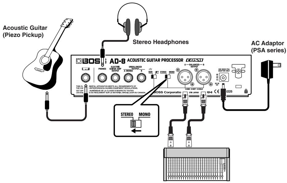 ROLAND AD-8 - Mono Connection - 2